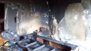 В Запорожье в горящей квартире чуть не погибло три человека