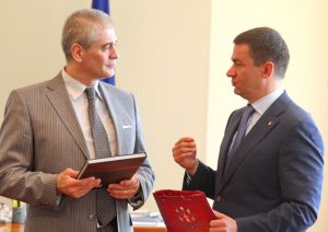 Запорожье впервые посетил посол Румынии в Украине