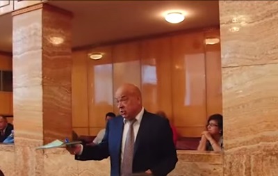В сеть выложили видео, как Москаль ругается с закарпатскими депутатами