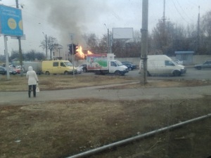 В Харькове произошел крупный пожар