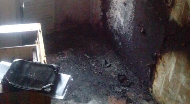 В Запорожской области горела квартира - пострадала бабушка