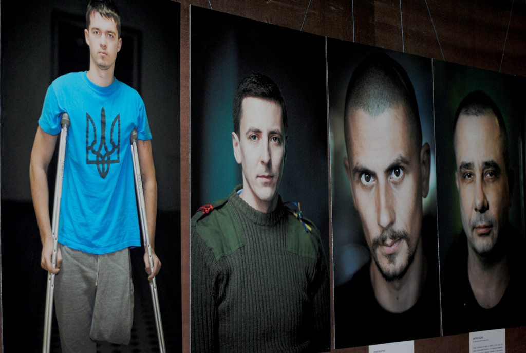 «Портрет солдата»: В Запорожье открылась фотовыставка об украинских воинах
