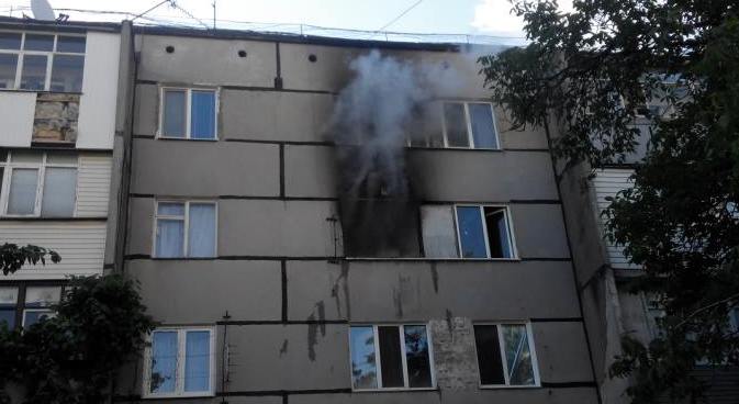 Спасатели ликвидировали пожар в мелитопольской квартире - ФОТО