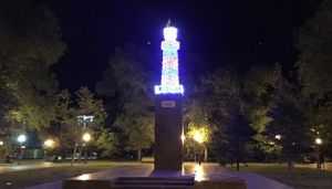 Бердянский памятник-маяк высмеяли на центральном телеканале - видео