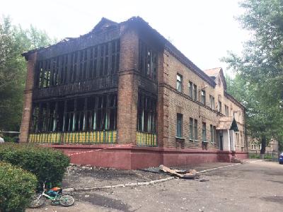 Ремонт сгоревшего детского сада планируют провести за бюджетные деньги