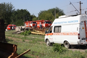 На станции Запорожье-Левое потекла цистерна с соляной кислотой