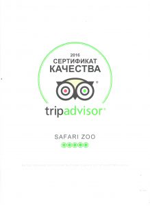 Всемирный сайт путешественников «выписал» сертификат качества бердянскому зоопарку