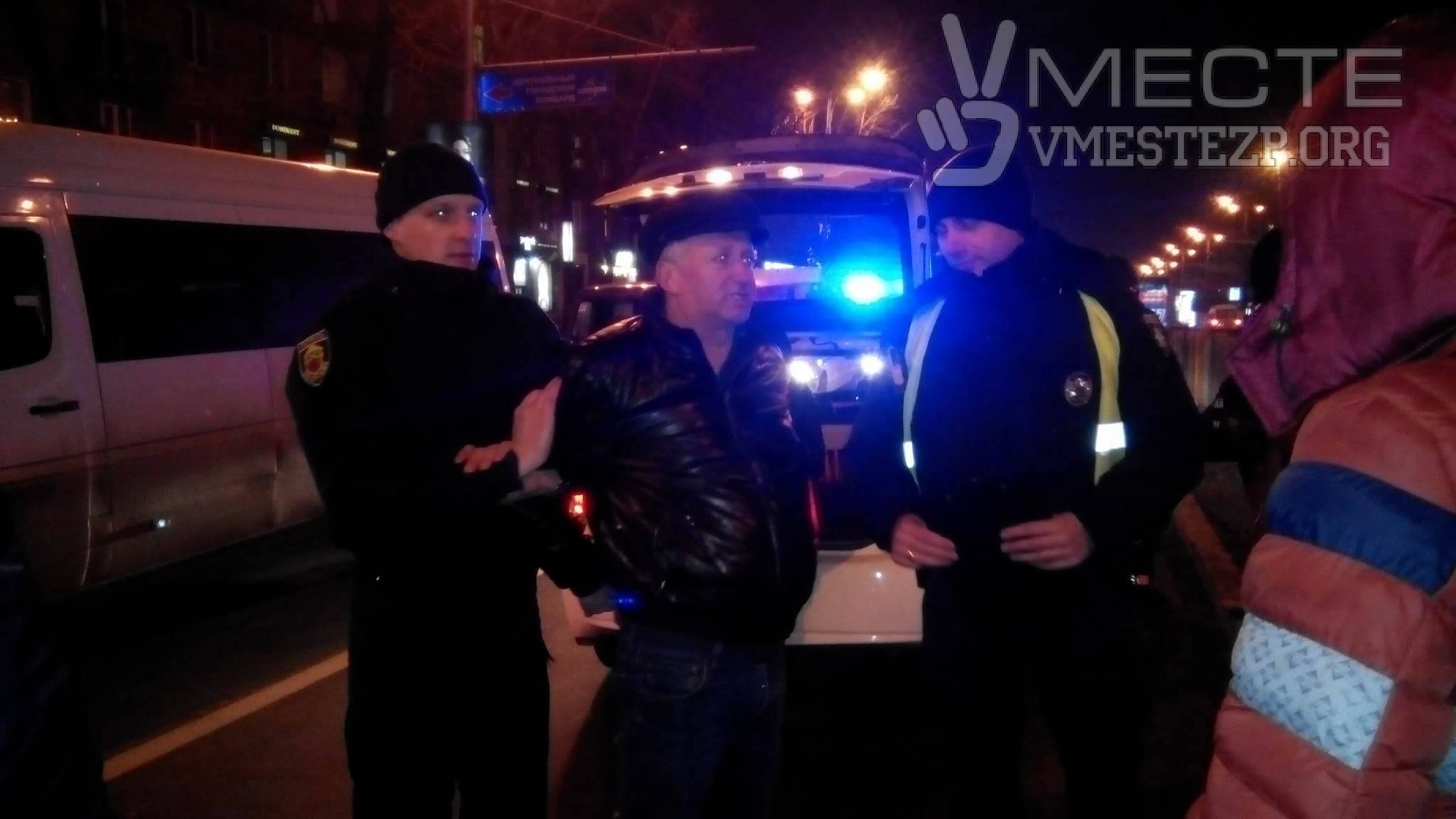 В Запорожье подполковник полиции пьяным попал в ДТП - ФОТО