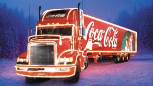 Запорожье посетил легендарный караван Coca-Cola - ВИДЕО