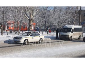 В Запорожской области маршрутка сбила пешехода - ФОТО