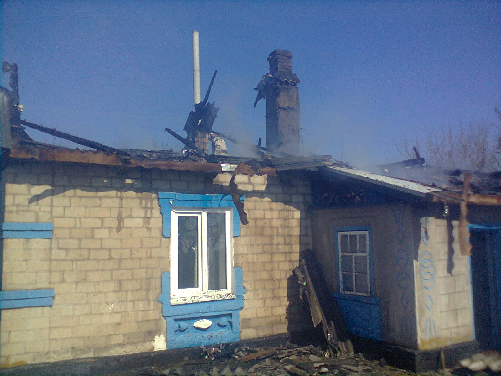 В Запорожской области жилой дом остался без крыши - ФОТО
