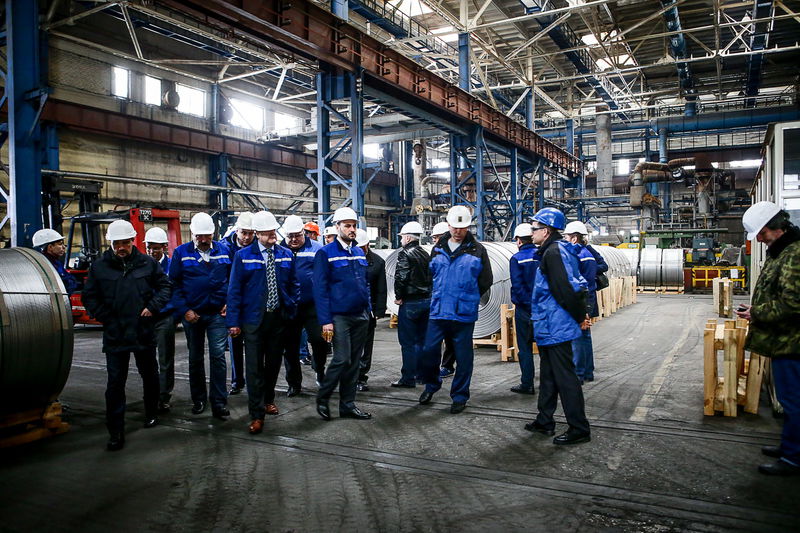 Комиссия Верховной Рады по вопросам приватизации наведалась на «Запорожский алюминиевый комбинат» - ФОТО