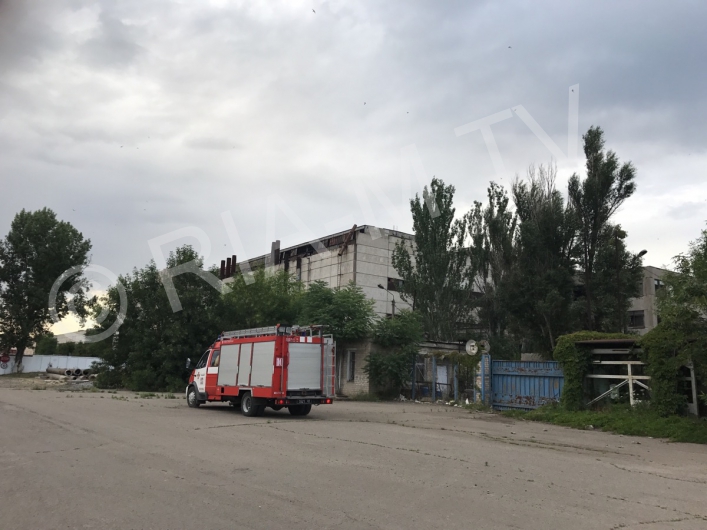 В Запорожской области горел завод - ФОТО, ВИДЕО