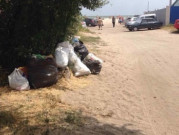 На запорожском курорте устранили очередную свалку мусора - ФОТО