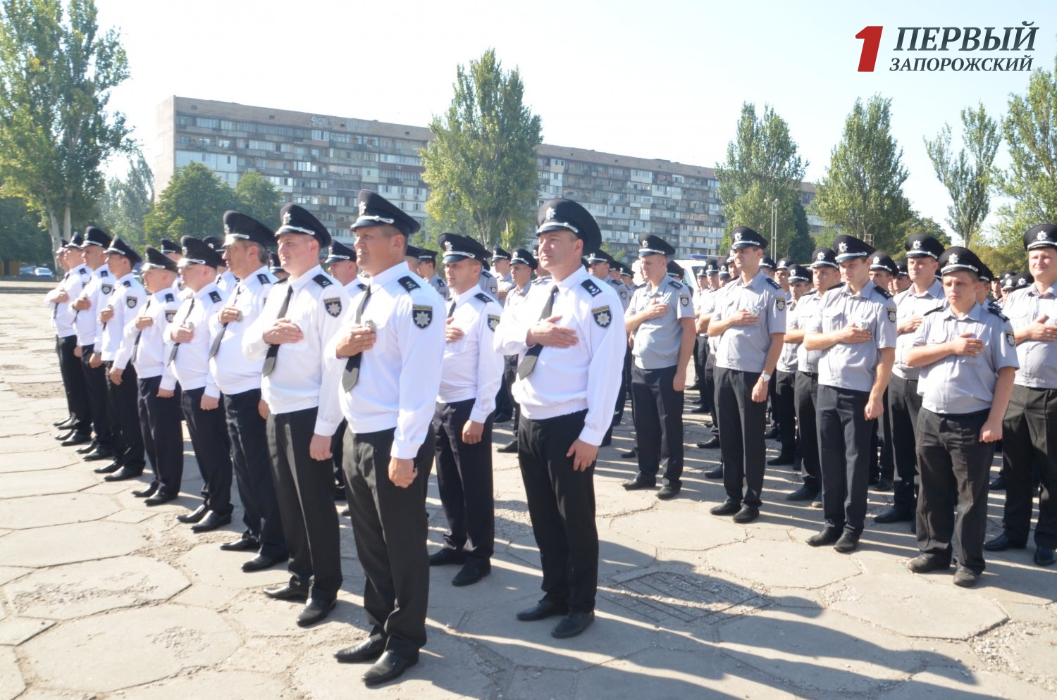 В Запорожье отметили вторую годовщину со дня создания Национальной полиции - ФОТО