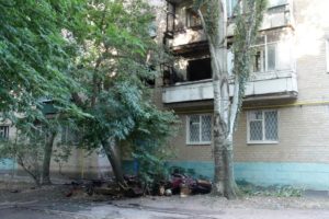 В Запорожской области из-за пожара эвакуировали жильцов многоэтажки - ФОТО