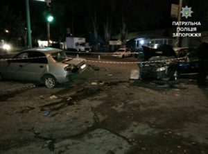 В Запорожье пьяный сотрудник СТО разбил машину клиента и 