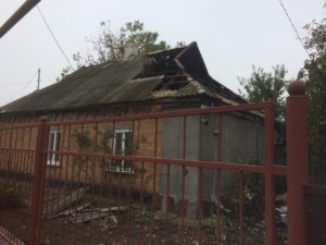 В Запорожской области горел жилой дом - ФОТО