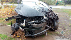 В Запорожской области в результате аварии погиб водитель автомобиля - ФОТО