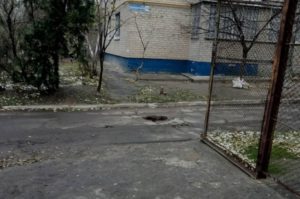 В Запорожской области во дворе многоэтажки устроили 
