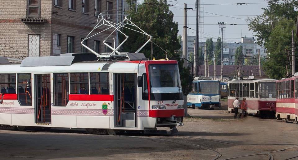 Сегодня на линию выйдет четвертый трамвай запорожской сборки