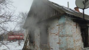 В Запорожской области сгорел жилой дом - ФОТО