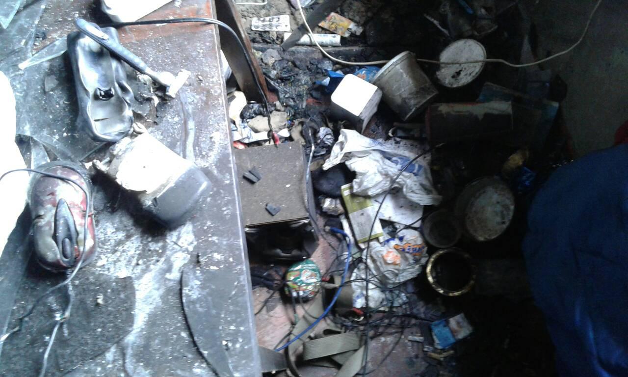 Появились фото с места пожара в студенческом общежитии - ФОТО