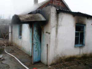 На запорожском курорте горела баня - ФОТО