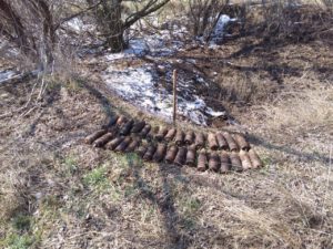 В Запорожской области обнаружили и обезвредили почти полсотни боеприпасов