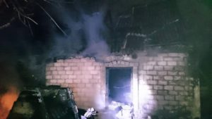 В Запорожской области пожар унес жизнь мужчины - ФОТО