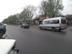 В Шевченковском районе маршрутка сбила пешехода - ФОТО