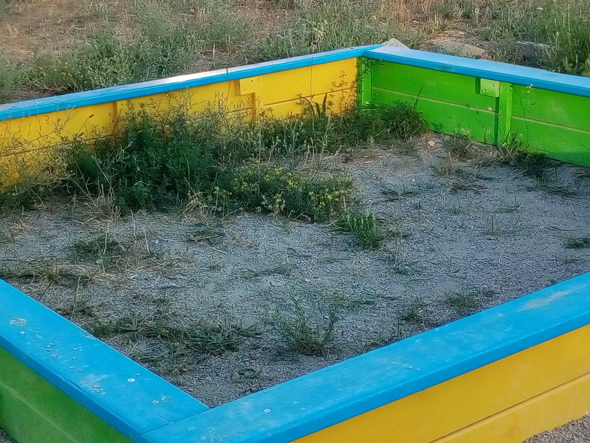 Жители Запорожья жалуются на отсутствие песка в песочницах на детских площадках города – ФОТО