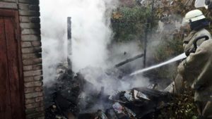 В Запорожье произошел пожар на территории частного дома: есть пострадавшая - ФОТО