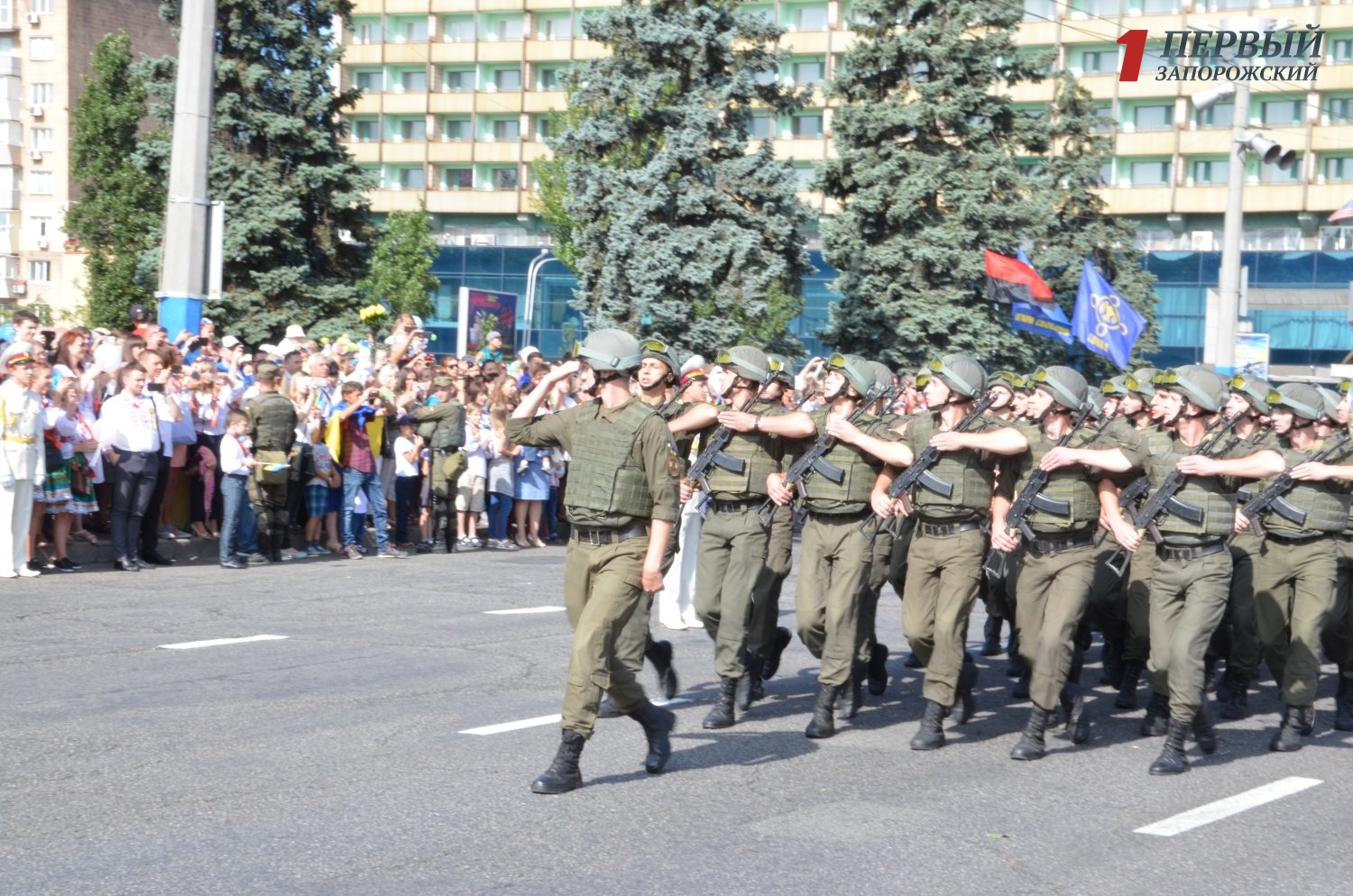 В Запорожье на День независимости пройдут маршем 450 военнослужащих