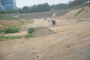 В Запорожье на Радуге «застыла» реконструкция обещанного ландшафтного парка - ФОТО
