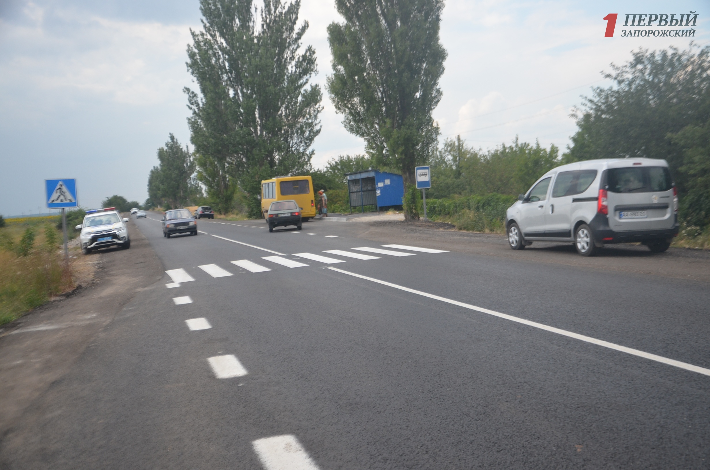 Запорожский губернатор проверил, как турки ремонтируют дорогу Запорожье-Беленькое