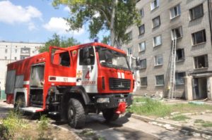 В Шевченковском районе Запорожья произошел пожар в общежитии - ФОТО