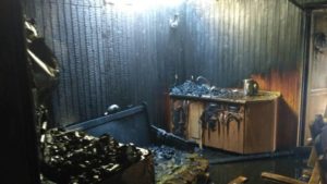 В Шевченковском районе Запорожья сгорела частная баня - ФОТО