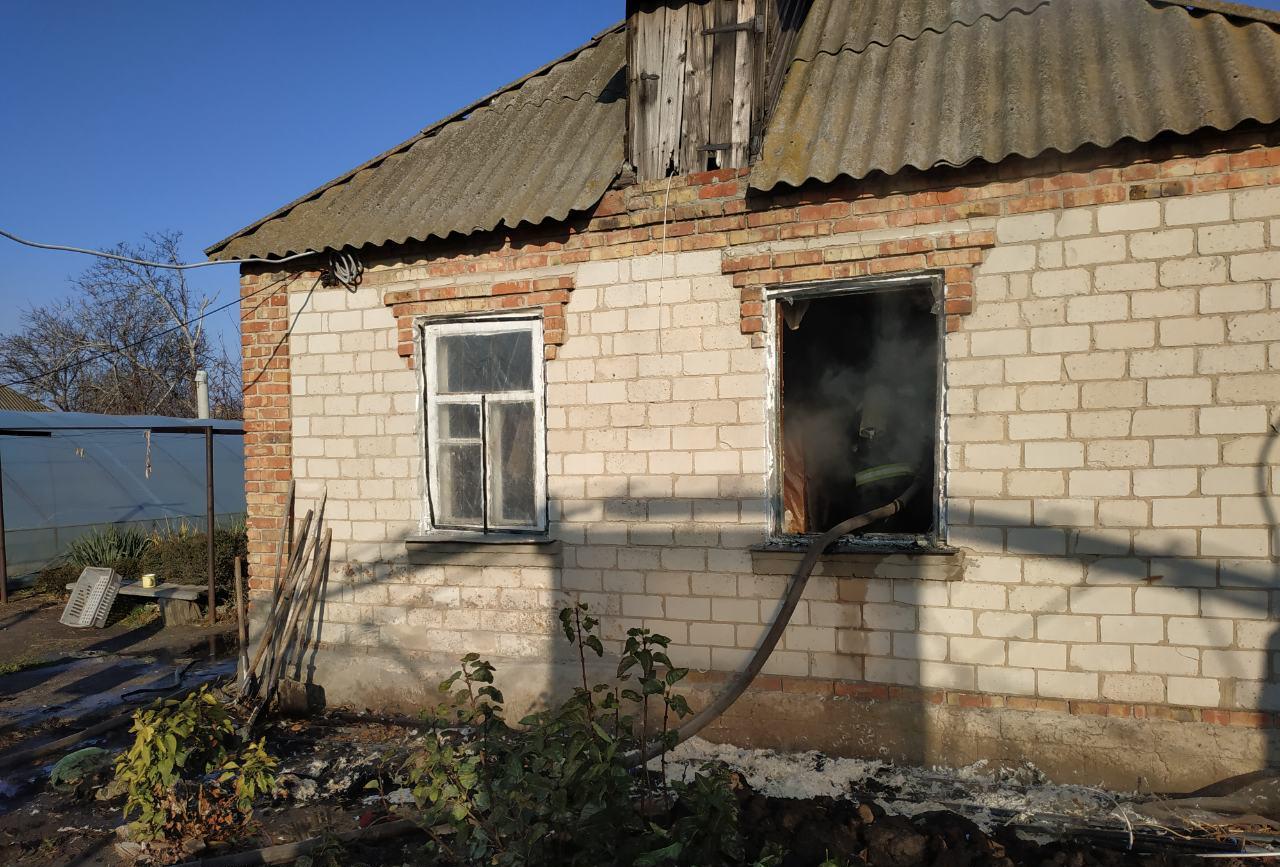 В Запорожской области пожар в жилом доме унес две жизни - ФОТО