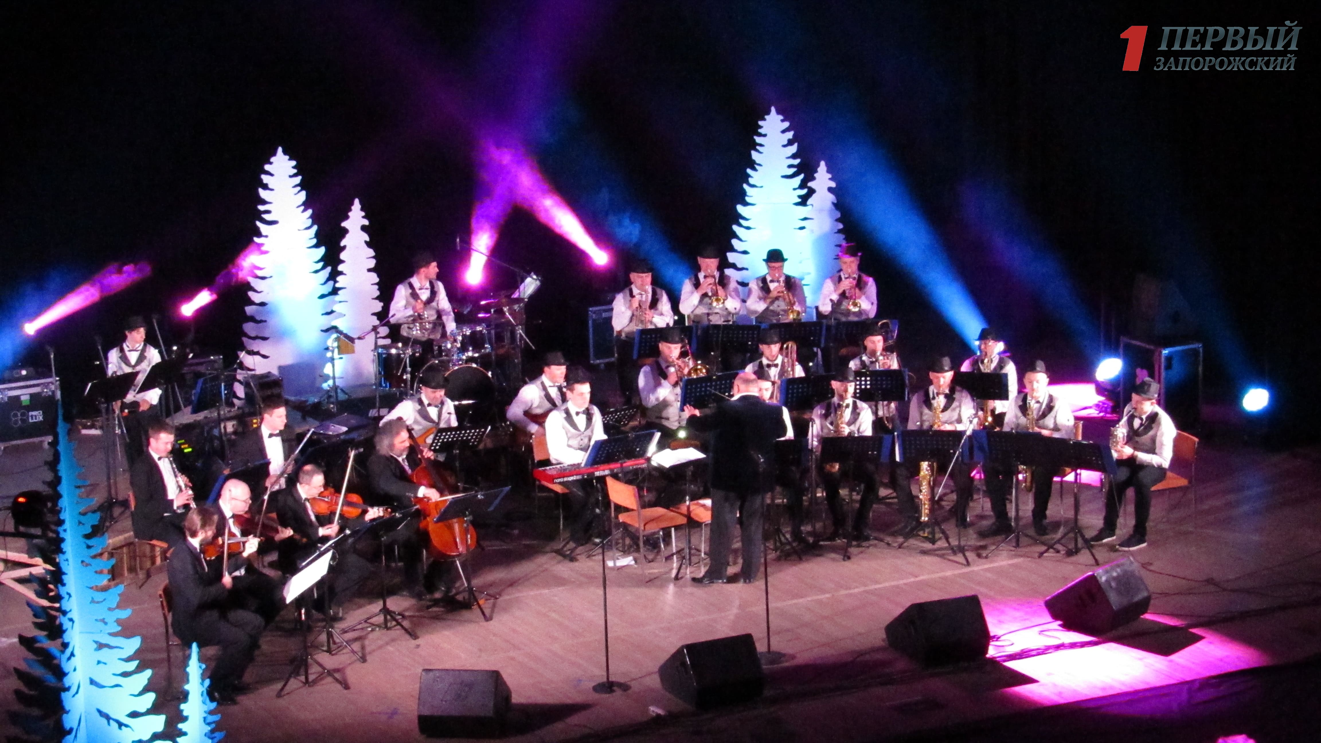 Запорожцы «погрузились» в новогоднюю атмосферу вместе с львовским оркестром 
