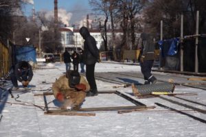 В Запорожье продолжается капремонт путепровода по улице Калибровой: названы сроки открытия движения