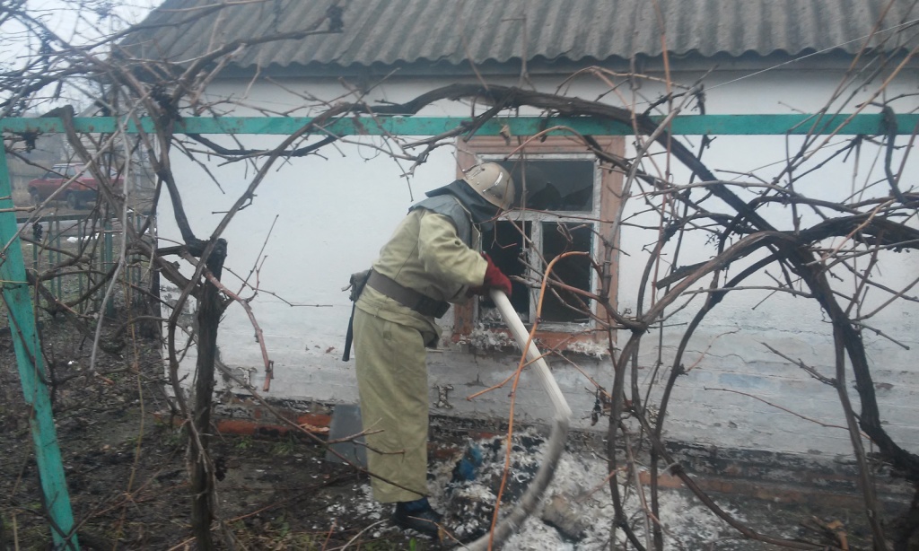 В Запорожской области в пожаре в собственном доме заживо сгорел мужчина - ФОТО