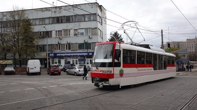 В Запорожье временно закроют один из трамвайных маршрутов