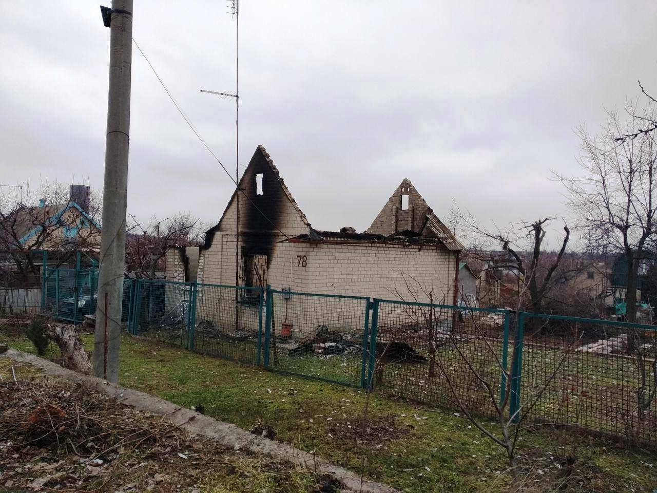 В Запорожской области сгорел дачный дом: погиб мужчина - ФОТО