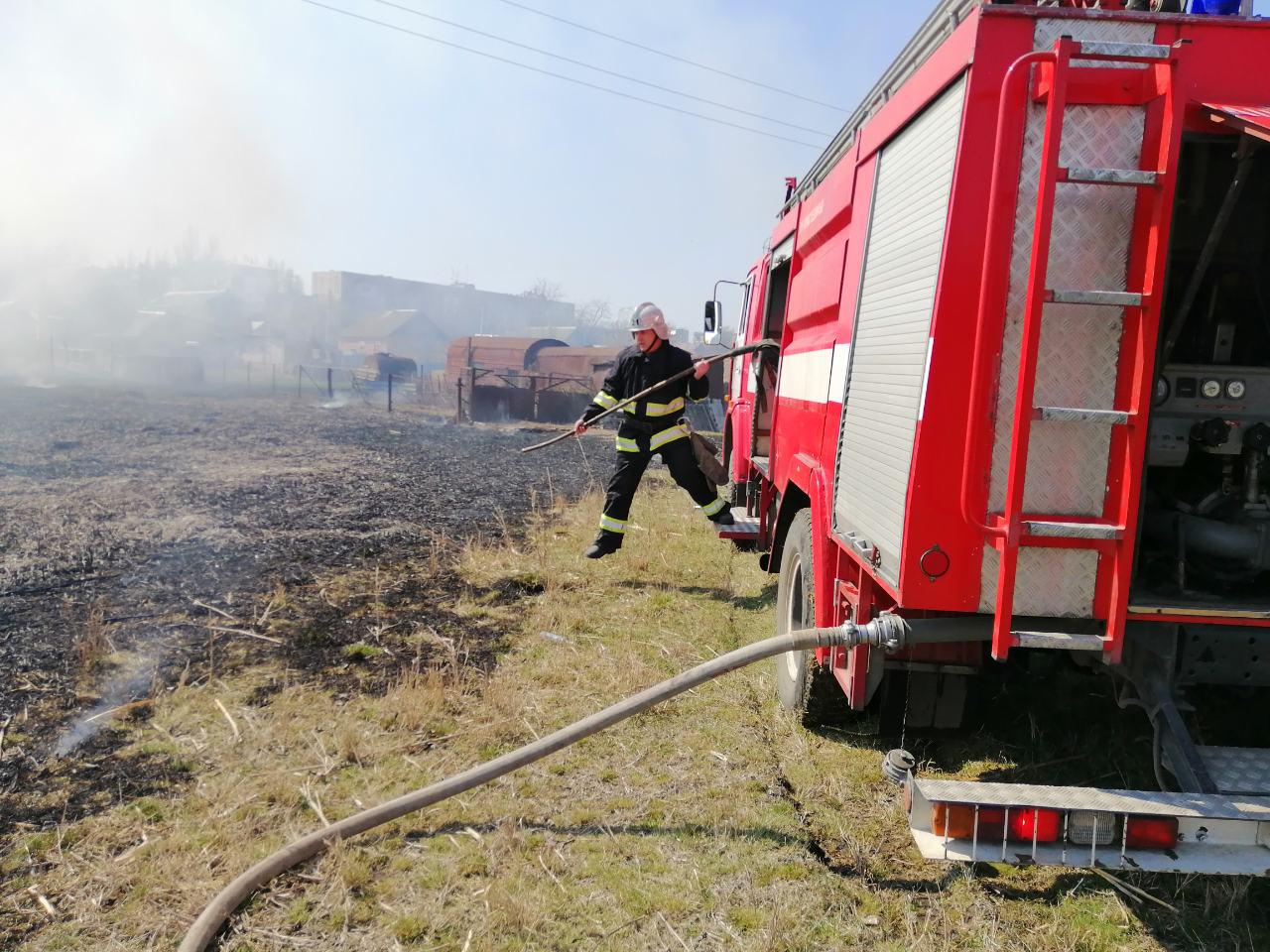 Пожары в Запорожской области пылали почти на 13 гектарах открытой территории - ФОТО