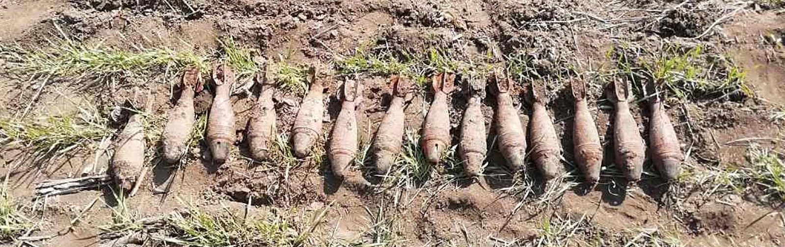Опасная находка: житель Запорожской области обнаружил 14 минометных мин - ФОТО