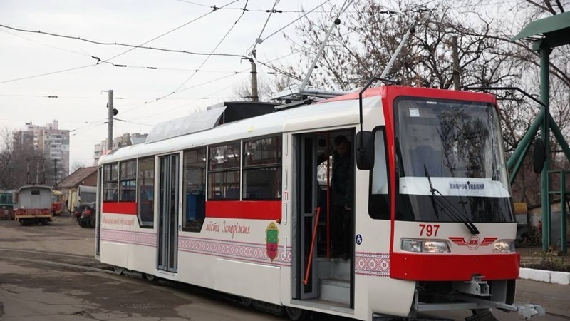 Скоро на линию выйдет седьмой трамвай запорожской сборки