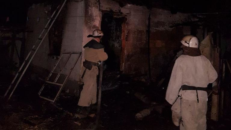 В Запорожской области сгорела летняя кухня – ФОТО