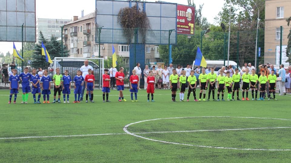 Один з районів Запорізької області поповнився трьома футбольними майданчиками - ФОТО