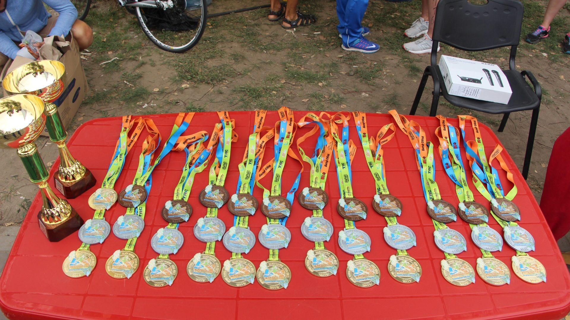 Дві запорізькі команди перемогли у змаганнях з триатлону